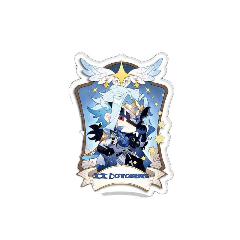Portachiavi Acrilico Genshin Impact Merchandising Ufficiale Disponibile Ora Personaggi Furina Lyney Neuvillette Accessori Qualità Premium