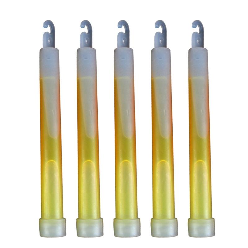 Knicklichter Leuchtstab 6 Zoll Knicklicht Notfall Chemisches Licht Überlebens-Leuchtstäbe mit 12 Stunden Leuchtdauer