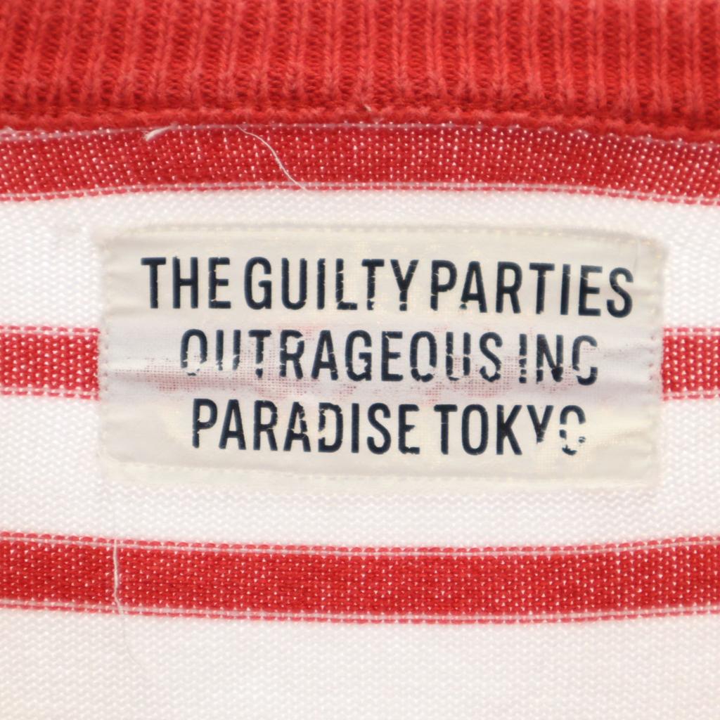The Guilty Parties made in Japan Border Pattern Long sleeve knit Men's Used