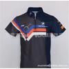 Unisex Off-Road Racing Polo Shirt Short Sleeve Collared T-Shirt Breathable Sporty Casual Fit
