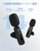New Model Pin Pin Microphone for Simultaneous Use by 2 Instant LED Indicator Noise Automatic Silent Reverb Plug and 7 Hours Continuous Sound