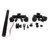 Motorcycle Double Clamp Camera Mount Kit Fit for Insta360 One X5 X4 X3 X2 RS Telescopic Concealed Selfie Stick Camera