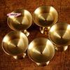 M-1PC Retro Brass Candle Holders Copper Butter Lamp Holder Long Lamp Candlestick Put Candle Copper Cup Home Wedding Decor