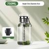OLOEY 750ml Hochborosilikatglas Wasserflasche