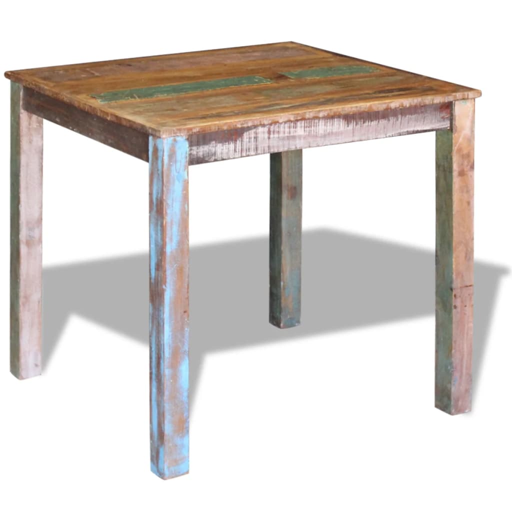 Dining Table Solid Reclaimed Wood 80 x 82 x 76 cm