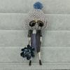 Girl Cute Brooch Wool Hat Badges Big Handmade Fashion Lovely Funny Brooches For Woman Harajuku Style Lapel Pins Lover Mom Gifts