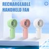Pocket Handheld Fan with USB Charging Portable Mini Fan for Students Outdoor Lightweight Lightweight Travel Fan Summer Essential