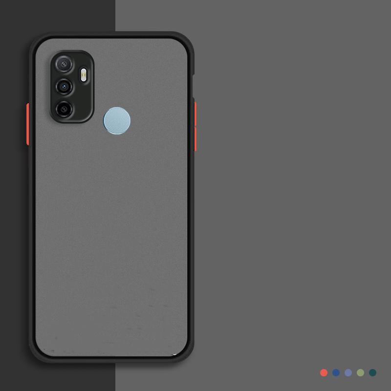 Pro pouzdro OPPO A53 Silikonové Matné Měkké Silikonové Průhledné Pouzdro OPPO A53 A17 A72 A33 A53S A94 A74 A95 Kryt Pro pouzdro OPPO A53