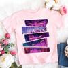 2025 New Hot KPop Demon Hunters Child Short Sleeve T-shirt Anime Character Print Tees Boys Girls Casual Tops Birthday Gift