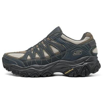 Outdoor Men Low Top Hiking Shoes Grey 237610-BKTP