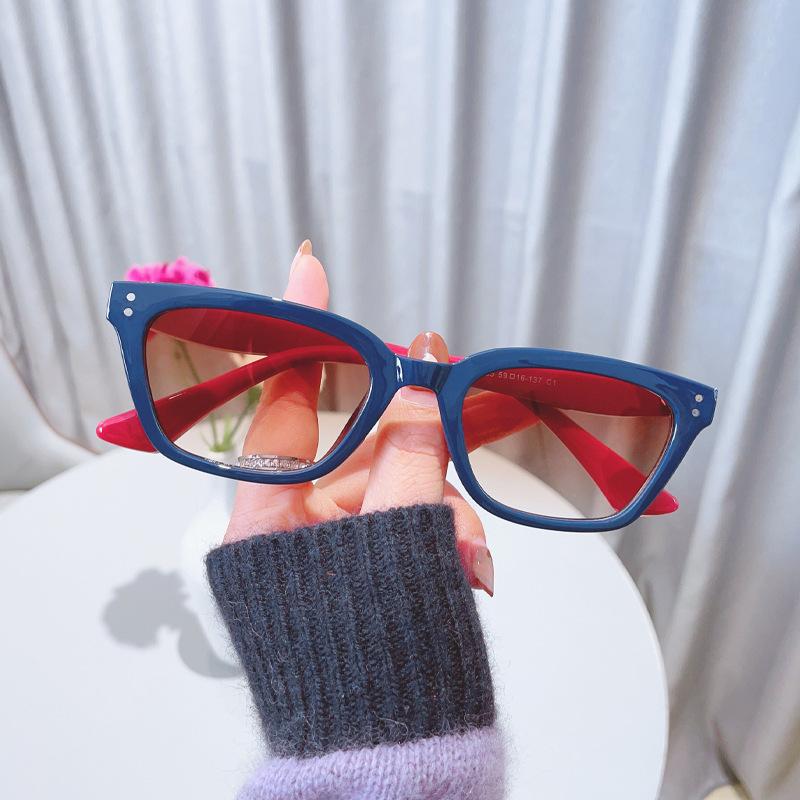 JYL TS Plain Frame Sunglasses Women UV Protection Fashion 98085