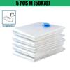 1Pcs Vacuum Storage Bags Vacuum Seal Bag Space Saving Bags for Comforters Clothes Pillow Bedding Blanket Storage or Hand Pump