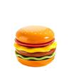 6 Stück/Set Hoher Wert Knochenspucknapf Stapelbares Hamburger-Platten-Set Burger 6 Schichten Speiseteller Lustige Saucenbehälter Tischdeko