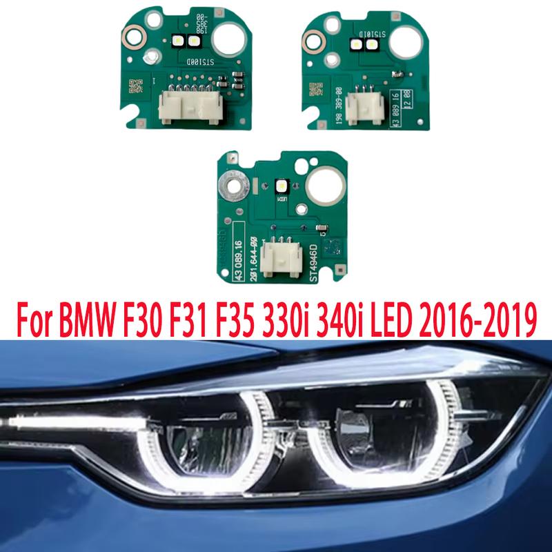 New White Light For BMW 2016 2017 2018 F30 F35 330i 340i LED Car Circuit Board Light Source Board DRL Chip Board Moudel
