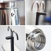 Italian DIY Conduit Coffee Maker 2 Cup 100ML Moka Pot Double Head Stainless Steel Mocha Coffee Pot