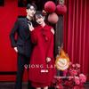 Petite Faux Wool Red Coat: 2024 Autumn/Winter Wedding & Engagement
