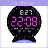 Modern Digital Led Alarm Clock With Night Light And Calendar For Bedroom Decor