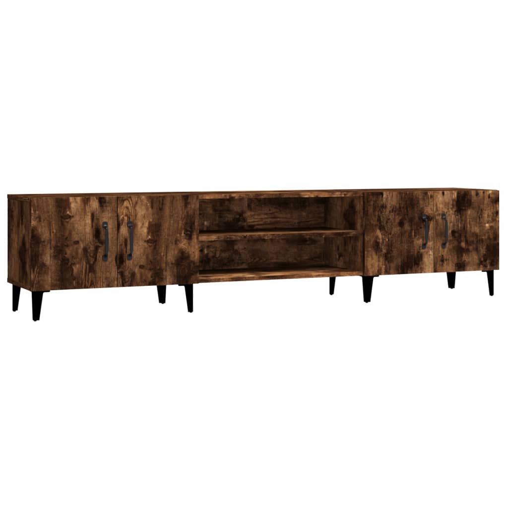 Vidaxl TV Cabinet, Smoked Oak, 180X31.5X40 Cm