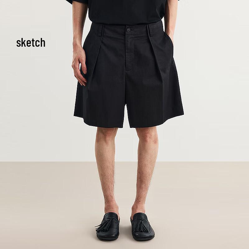 

Скоростной эскиз Мужские летние шорты свободного кроя с прямыми штанинами 2025 XS