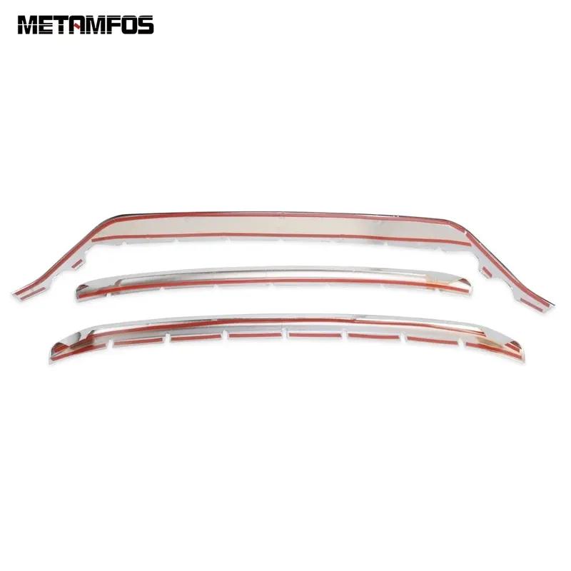 For Honda CR-V CRV 2017 2018  Carbon Fiber Front Bumper Center Grille Raing Grill Strip Molding Trim Accessories Car Styling