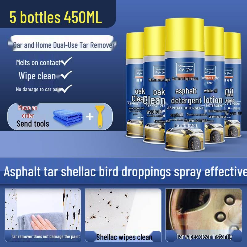 Asphalt & Stain Remover: Effective Car Wash for White Vehicles - Tackles Tree Sap and Gum