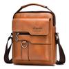 Herre Skuldertaske Læder Crossbody Skuldertaske Klassisk Vandtæt Portefølje Satchel Rejsetaske