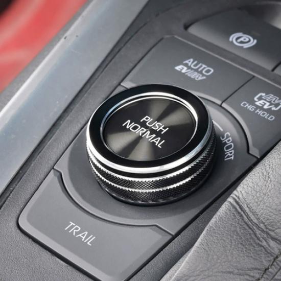 Черная Алюминиевая Накладка-Ручка Регулировки PUSH NORMAL Для Toyota RAV4 Hybrid -2025