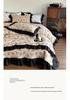 Korean Lace Floral Bedspread Set: Imitation Cotton, Single Dorm, 3-Piece