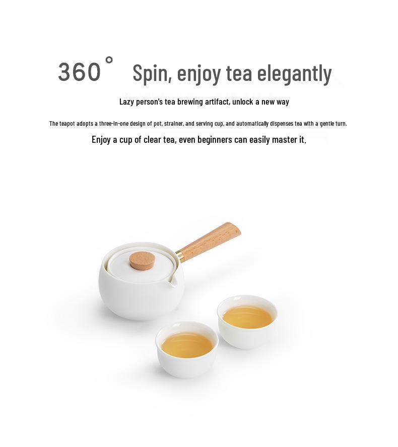 Mr. Nanshan Fu Elegant Ceramic Gongfu Tea Set - Complete Luxury for Home or Office.