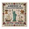 US 250th Anniversary Patriotic Memorial Embroidery Starter Set Count Format Gift