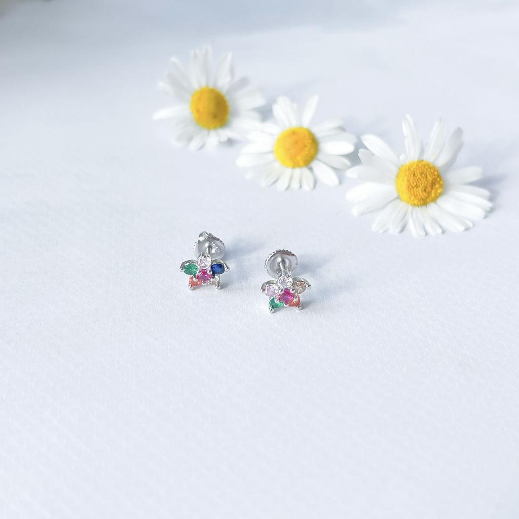 Orecchini in argento con zirconi cubici (2146094)