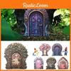 Garden Fairy Door Wooden Decor With Fairy Tale Design For Home And Living Room Decor