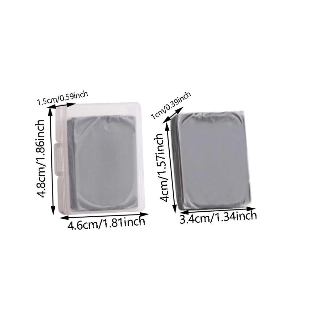 4Pcs Soft Sketching Erasers Grey Plasticization Kneaded Erasers Non-stick Hands Moldable Plasticity Erasers Drawing Art