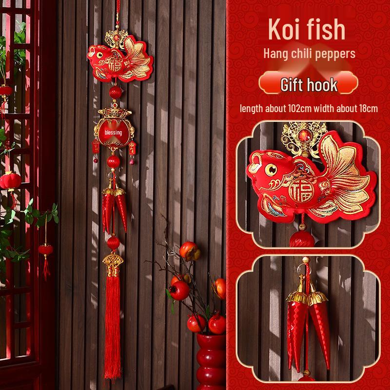2026 Year of the Horse New Year and Spring Festival Chili Firecracker Ornaments for Living Room