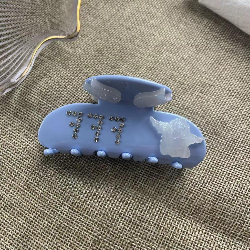 New Arrival Cupid Angel Hairpin: Luxury Acetate Diamond Clip & Fashion Medium Shark Headdress