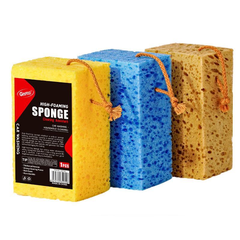 Car Wash Cleaning Sponge Thickened High Foaming Strong Stain Removal Scratch-Free for Auto Home Furniture Cleaning Tasks