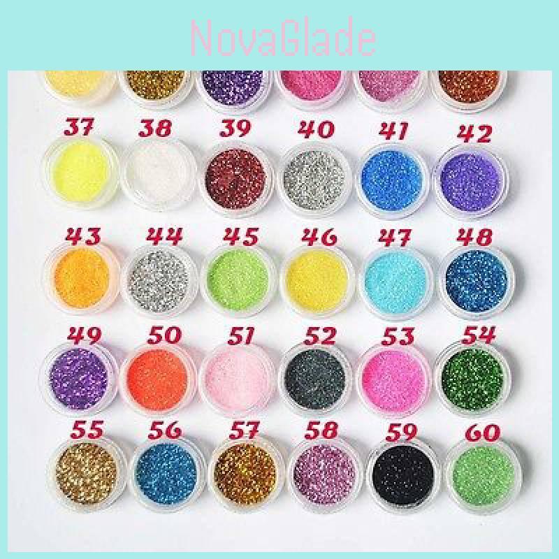 30-color Sparkling Nail Art Party Temporary Shiny Makeup Set