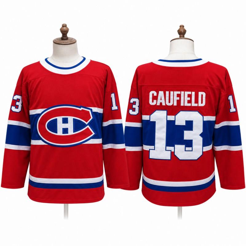 Montreal Canadiens Hockey Jersey Full Embroidery NHL Team Sport Uniform Long Sleeve Winter Fan Apparel