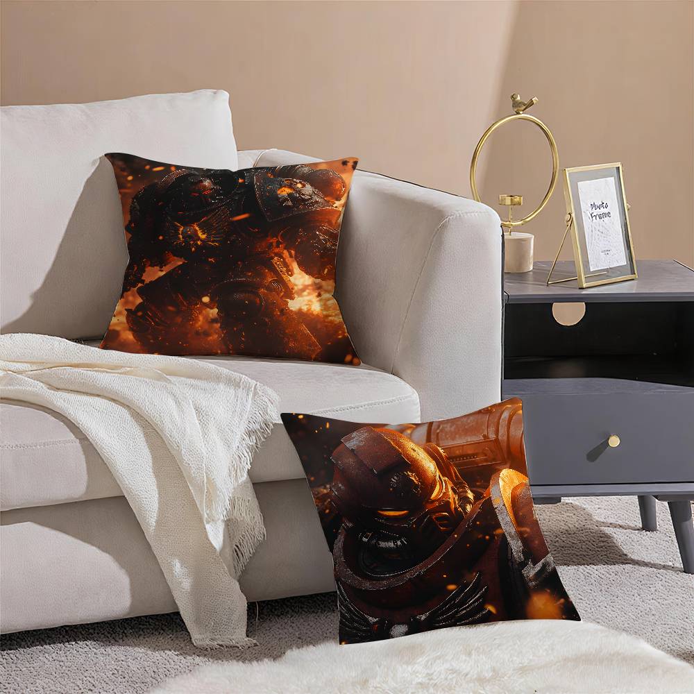 Cool Character W-Warhammer 40,000-MT King Pillow Case Printing Pillowcase Living Room Sofa Cushion Cover Bedroom Room Decor