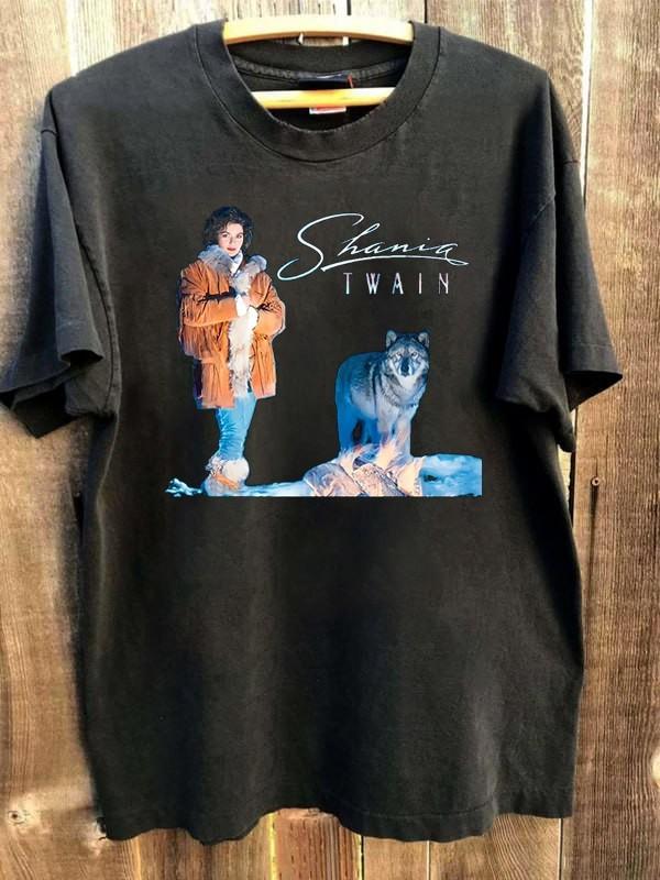 

Vtg style Shania Twain The Debut Album concert short sleeve shirt Unisex T-Shirt XXXXL