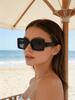 Y2K Bold Rectangle Sunglasses Multi Color Choices UV Protection Fashion Daily Wear Eyewear KJ102