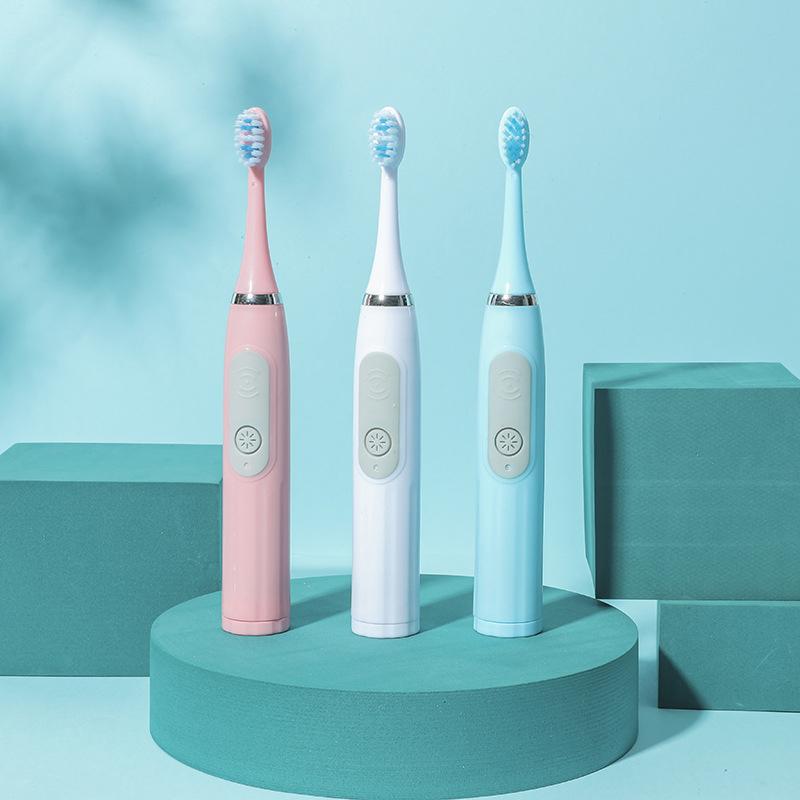 1Pcs Sonic Electric Toothbrush High Frequency Cleaning Toothbrush Portable Battery Endurance Electric Toothbrush Oral Care