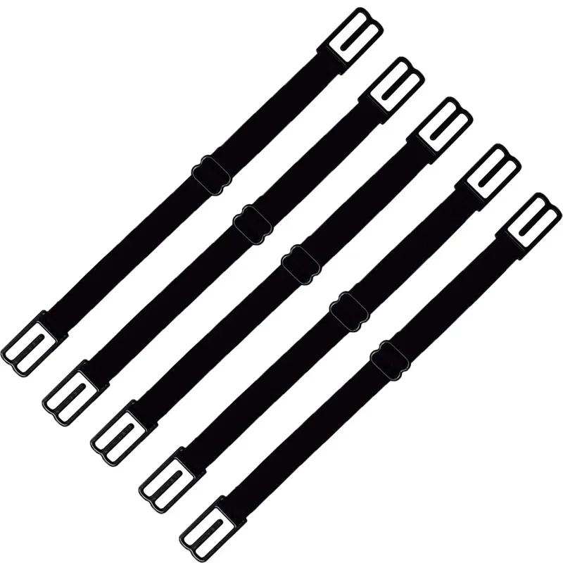 1-5 Stück Damen Verstellbarer BH-Trägerhalter All Match Unsichtbare Rutschfeste Schultergurte Gürtelschnallen Unterwäsche Lingerie Verlängerung