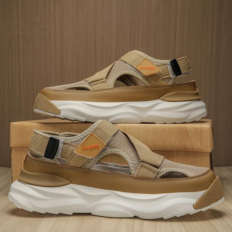 Fashion Summer Men Sandals Mens Casual Shoes Outdoor Brand Male Man Sandals for Men Beach Luxury Designer Platform Sandals Shoes
