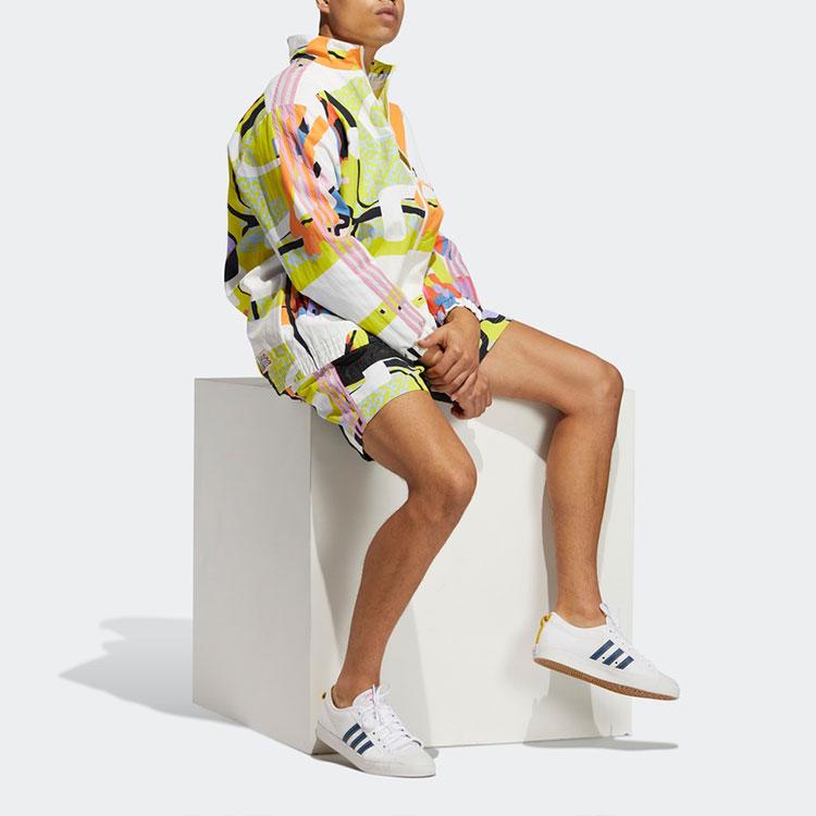 Adidas Originals Trefoil Love Unites Graffiti Sports Jacket Unisex Jackets Multicolor H43971