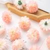 100PCS Artificial Hydrangea Flowers Wedding Home Party Room Decoration Christmas Candy Box Fake Silk Scrapbook Plants