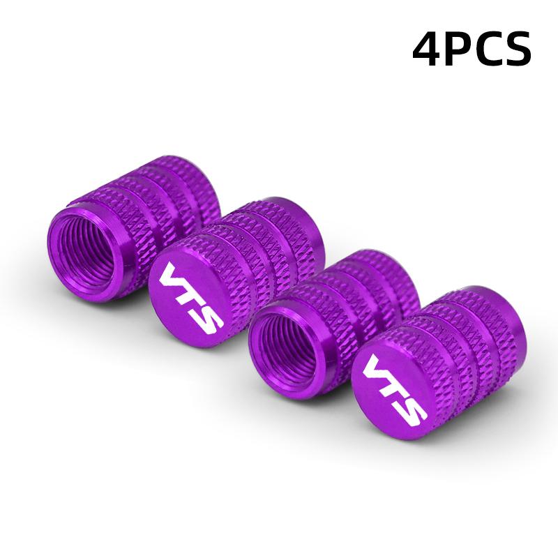 4Pcs VTS Custom LOGO Car Wheel Tire Valve Caps Airdust Covers For Citroen C3 C4 C5 Berlingo Elysee Quatre Saxo C4L Xsara Picasso