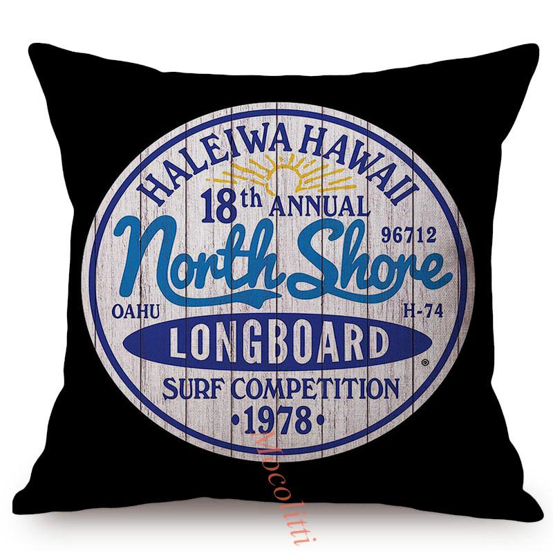Famous National Park Vintage Poster Style Home Decoration Cushion Cover Yak Flamingo Forest Cotton Linen Sofa Chair Pillow Cases