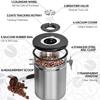 1L/1.5L/2L Storage Canister Set For Tea Rice Spices Herbs Food Storage With coffee Scoop 4.72x4.13inch Stainless Steel Airtight Coffee Container