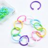 1 Packung mit 30 Ringen für lose Blätter – Multifunktionale, kreative Aufbewahrungslösung mit zufälliger Öffnung der Ringbox, Kartenstanzung und Schnallendesign.